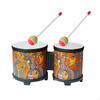 African Hand Drum 5'' and 6'' Bongo Set Music Enlightenment for Children