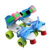 Children's Double-Row Four-Wheel Roller Skates with Protective Gear