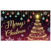 Snowflake Banner Sparkling Star Xmas Banner Christmas Ornament Banner Festive For Christmas Party Family Gathering Mall