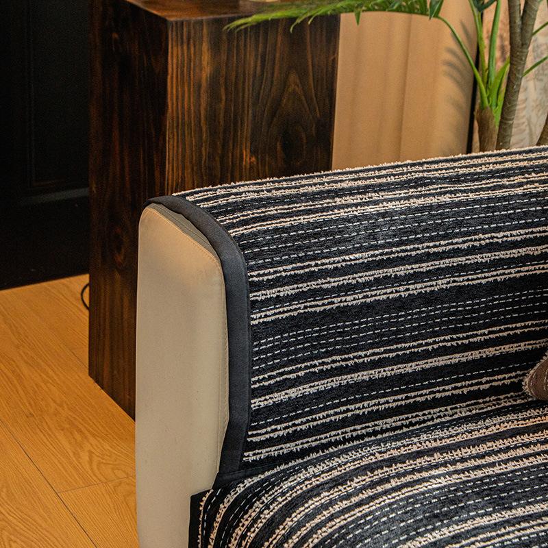 New Sofa Cushion, Universal In All Seasons, Non-Slip And Dirt-Resistant Armrest Towel, High-Grade Chenille Sofa Cover Seat Cushion