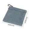 Square Microfiber Golf Ball Cleaning Towel with Hook Water Absorption Cleaner Club for Head Wipe Cloth Clean Golf Ball Bag
