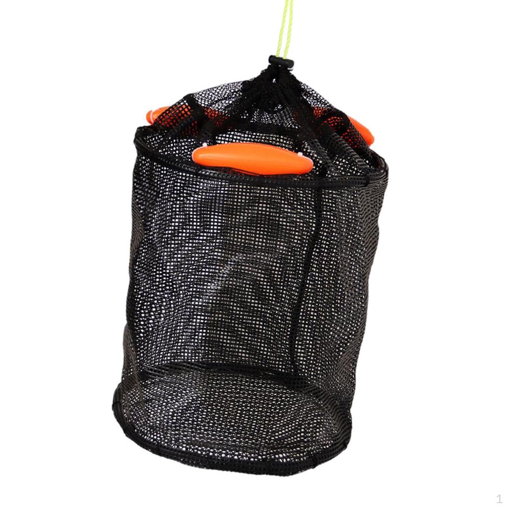 Fishing Basket Cage Foldable Supplies Tackle Holder Accessories Netting Storage Net for