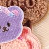 Self-Adhesive Cartoon Bear Embroidery Patch for DIY Scrapbook