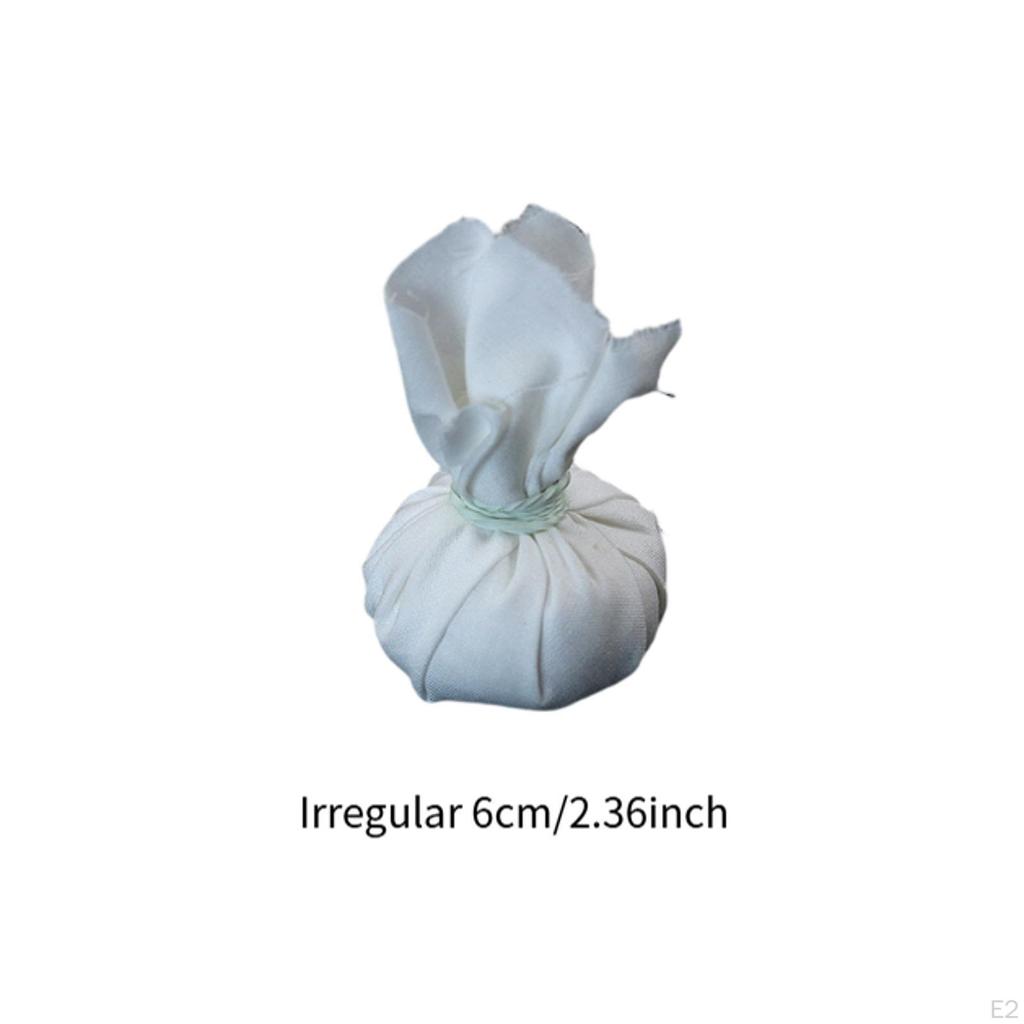 Dye Daubers Shellac Musical Instruments White Reusable Wipe Tool Painting Cotton Balls for Brass