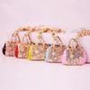 Women Bag Keychains for Women Bling Bag Key Ring for Girl Purse Bag or Car Pendant, Pink