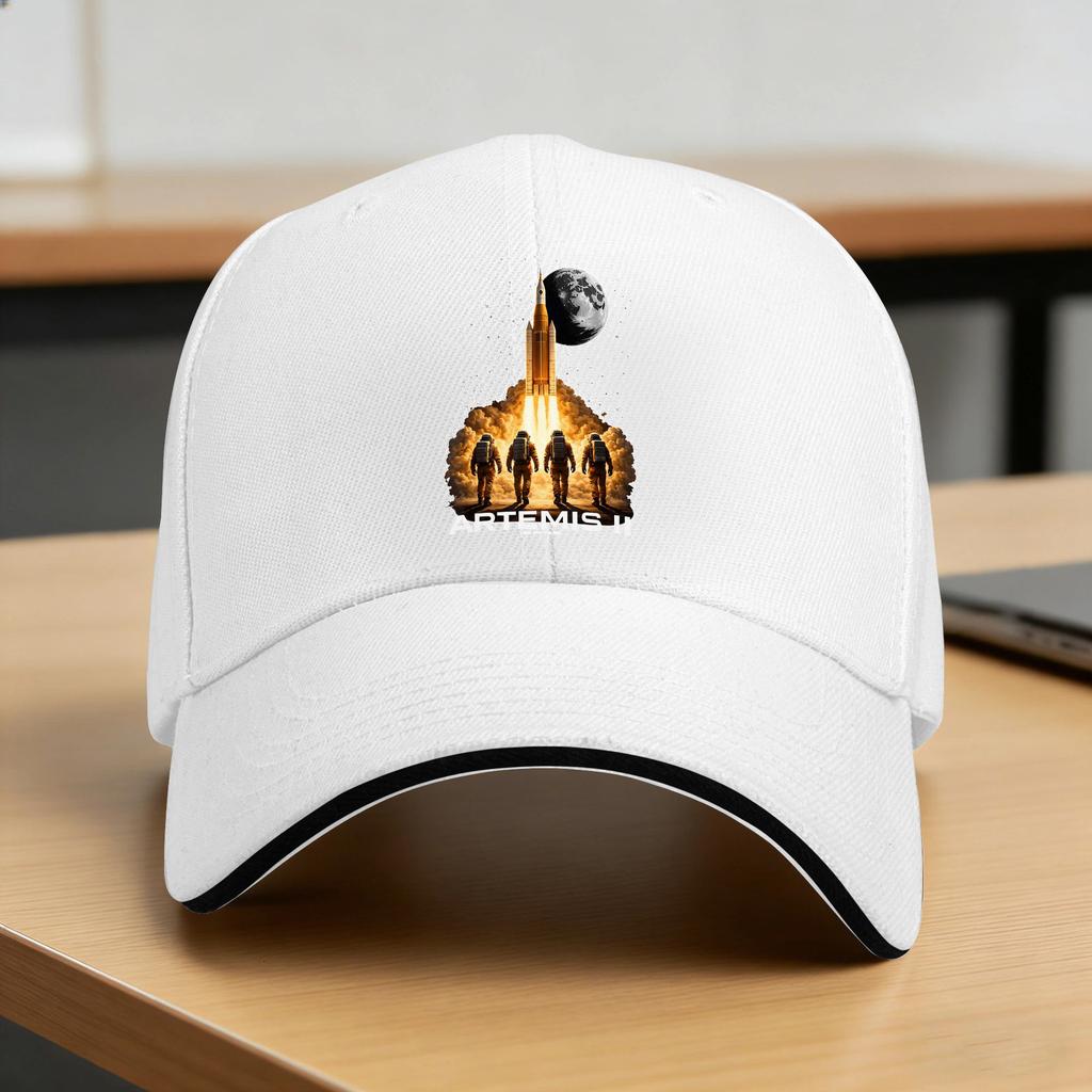 Artemis Launch to The Moon Astronaut Explorer Casual Baseball Cap Summer Trucker Hat Breathable yk Cool Baseball Caps