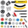 MOC Bricks Technical Gear Series Worm Rack Box Differential Compatible All Brand Car ModelBuilding Blocks Bulk Replace Parts Toy
