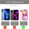 Pink White Black Christmas Trees Case Compatible with iPhone 13, Winter Christmas Cartoon Case for iPhone 13, Cool TPU Bumper Phone Case Cover