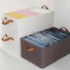 Storage Box For Clothes Washable Folding Drawer Type Household Clothes And Trousers Organizing Wardrobe, Storage Basket