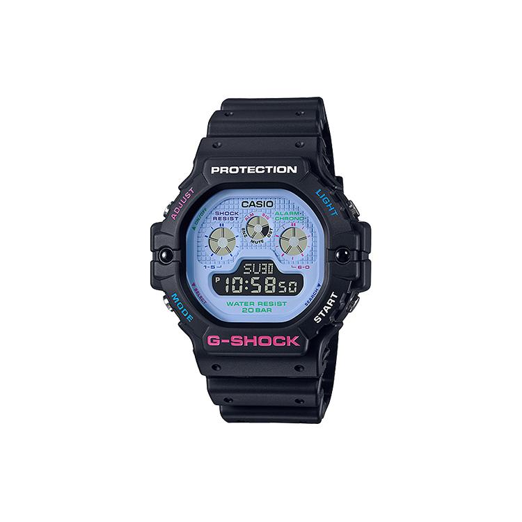 CASIO G Shock DW 5900DN 1 DW-5900DN-1 Blue Dial Black Strap