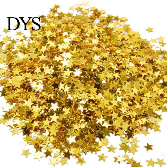 Gouden Ster Confetti Tafel Metallic Folie Pailletten voor Feest Bruiloft Decoratie Gereedschap