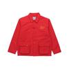 Li Ning Chaqueta de Manga Larga con Cuello Polo y Patrón Bordado para Hombre AFDR015-2