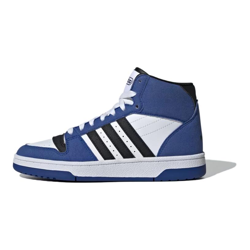 

New Adidas BREAK START Anti-Slip Wear-Resistant Mid-Top Kids Skateboarding Shoes Blue White Teenagers IH7978 35.5
