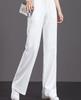 Pure Cotton High-Waisted Wide-Leg Pants for Women, Loose Drapey Fit, Perfect for Spring/Summer 2026.