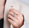 Fashionable Swirling Zirconia Ring With Dragonfly Design For Womens Stylish Jewelry