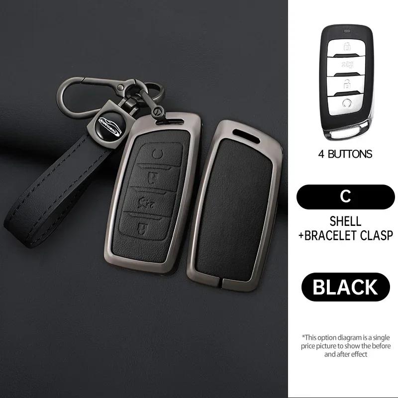Key Fob Remote Mount Case Cover Fit For Changan Hunter F70 Cs35 Cs75 Plus Cs85 Coupe Cs95 Smart 4 Buttons Protector Skin Auto Accessories