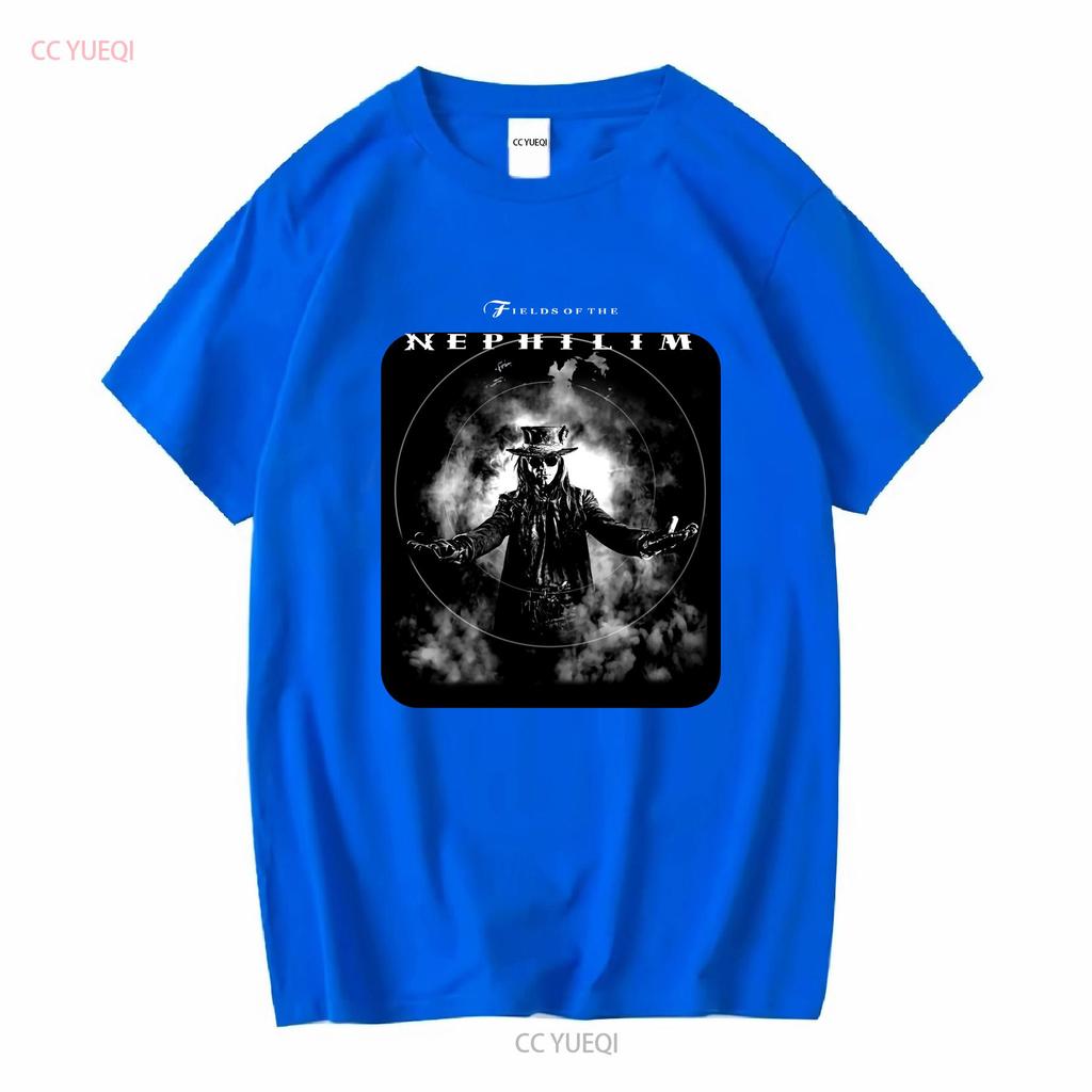 Fields Of The Nephilim Band T Shirt Classic Graphic Te4201 Vintage Washed Comfortable Designer Clothes Fashion Versatile