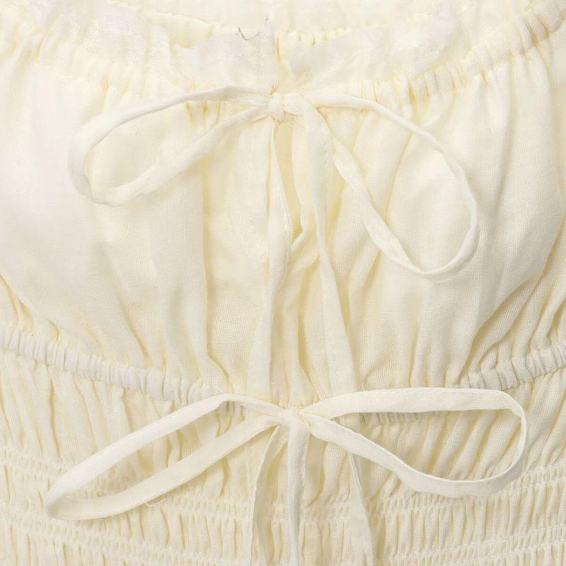 Kaslead New Women clothes Western Style Simple Temperament French style Double Layer Pure Cotton Waist Hugging Square Collar Long dress