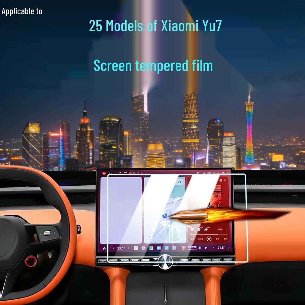 Xiaomi Yu7 Screen Protector: Tempered Film for Car Navigation and Interior Decoration