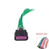 12 Pin Automotive Waterproof Connector Front Lamp Wire Harness Plug Durable Headlight Wiring For Car Retrofit