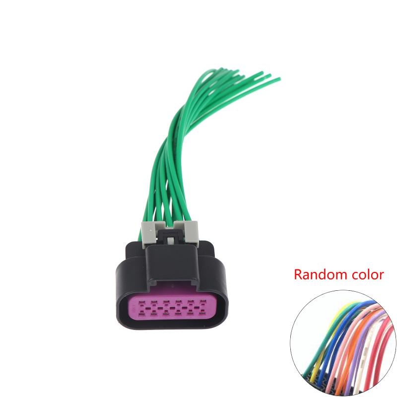 12 Pin Automotive Waterproof Connector Front Lamp Wire Harness Plug Durable Headlight Wiring For Car Retrofit