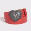 Retro Love Y2K Women's Carved Belt for Jeans and Workwear