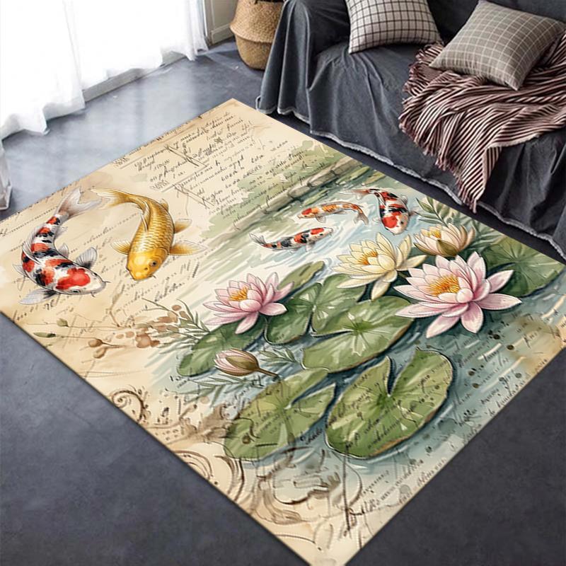2025 New Retro Animals Carpet Rug for Living Room Bedroom Home Sofa Decoration,Kids play Non-slip Floor Mat