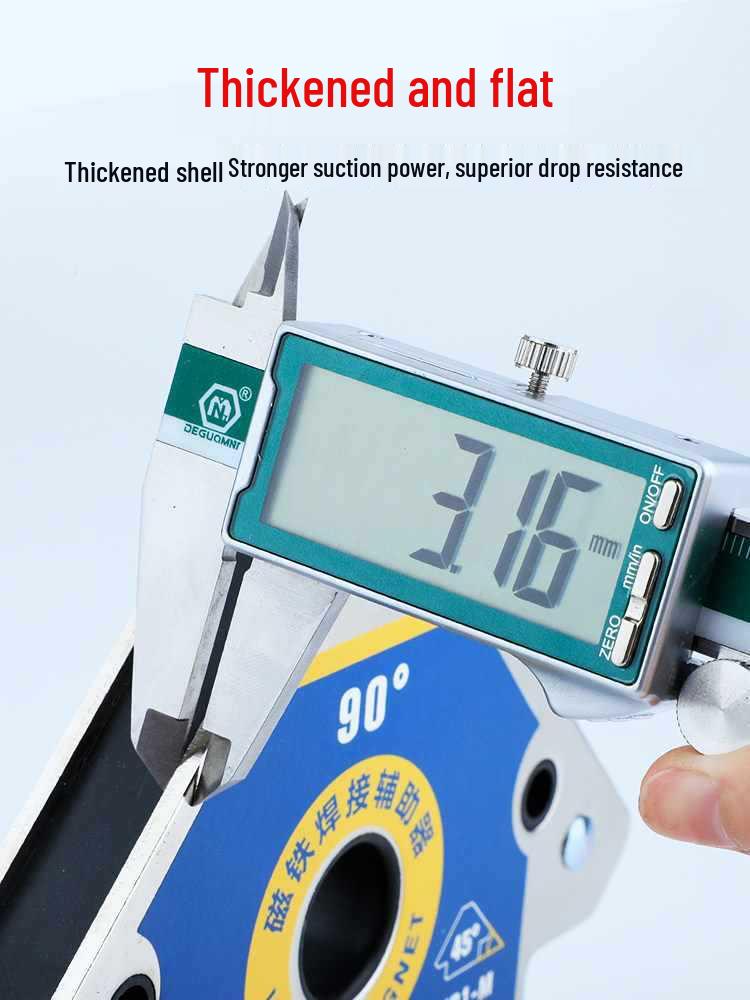 Right Angle Welding Magnet Holder - 90° Strong Magnetic Triangle Positioner