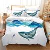 Whale Duvet Cover Set Bed Decoration First Choice Gift Suitable For Children Boys Girls And Adults Soft Warm And Breathable