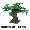Hell'S Gate Small Particles Building Block Scene Fence Landscape Halloween Haunted House Modular Ornament