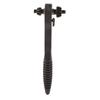 2 In 1 Ratchet Spanner Rust Resistant Anti Slip Design Professional Black Drill Chuck Ratchet Wrench