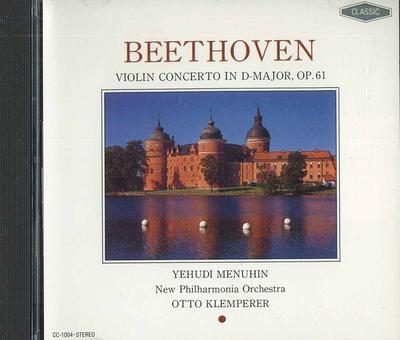 CD OTTO KLEMPERER - Beethoven Violin Concerto Op.61 CC1004 ECHO Japan ObiClassical Used