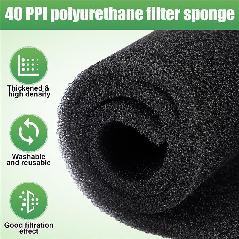 2 Pcs Window Air Conditioner Filters 24 X 15 X1/4Inch Cut To Fit Foam Replacement Filters,For FRIEDRICH,GE,Next Gen AC
