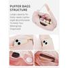 Hot-selling Quilted Nylon Bag Large Capacity Underarm Shoulder Bag Down Bag Shoulder Silk Handbag