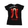 Camiseta feminina de algodão A Nightmare On Elm Street Ele sabe onde você dorme