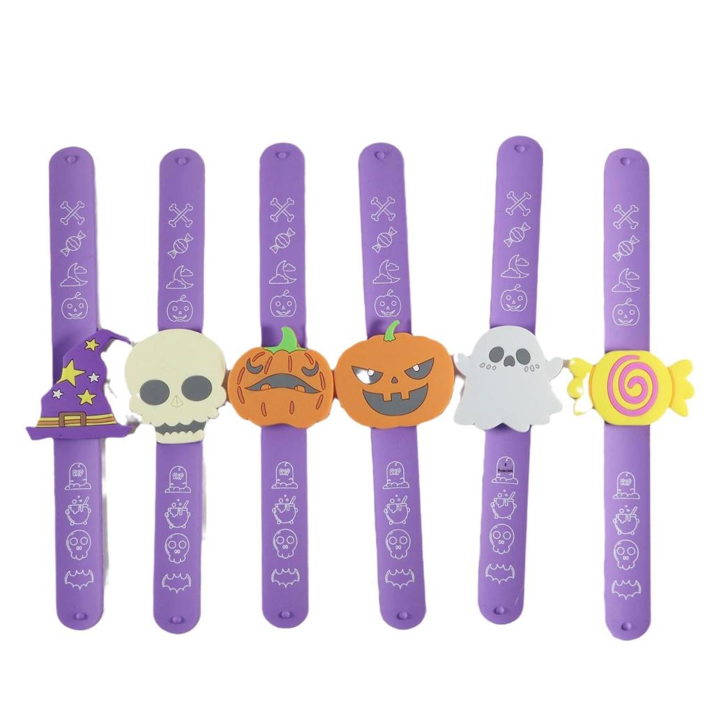 Cartoon Halloween Snap Bracelet for Kids - Creative and Fun Party Decoration