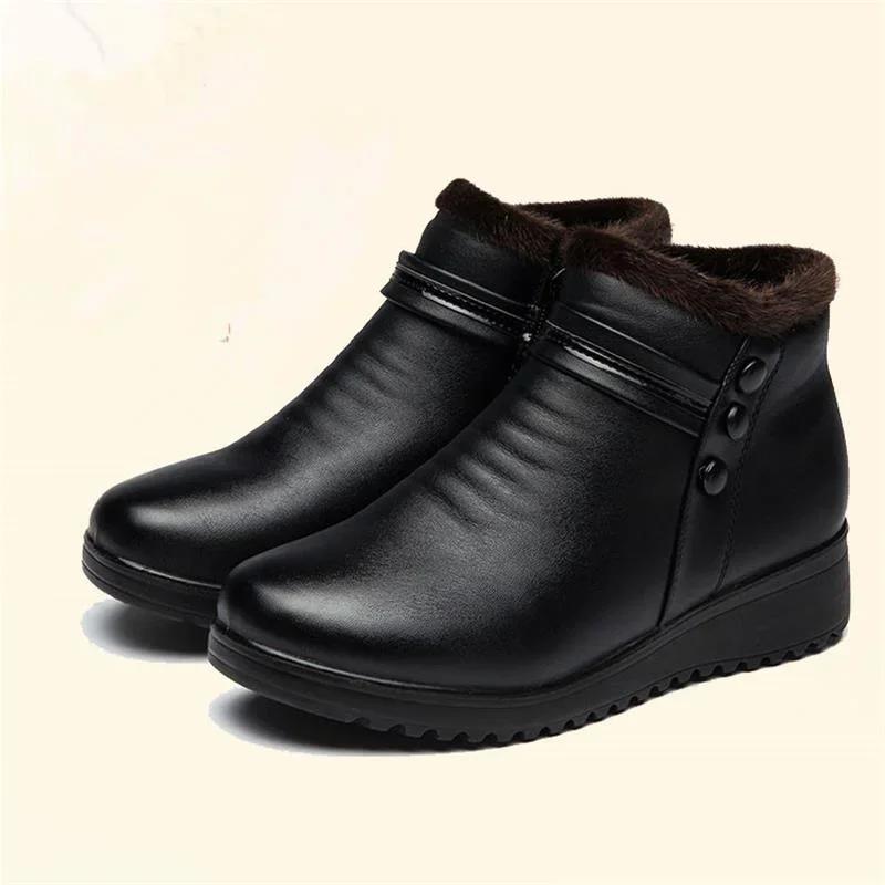 

Fashion Flat Bottom Casual Ankle Boots 2024 Winter New Warm Cotton Shoes Women s Side Zipper Boots Ankle Boots for Women Trafza 42 чёрный