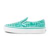 Slip-On Low Top Kids Skate Shoes Green Kids Sneakers VN0A4BUT52L