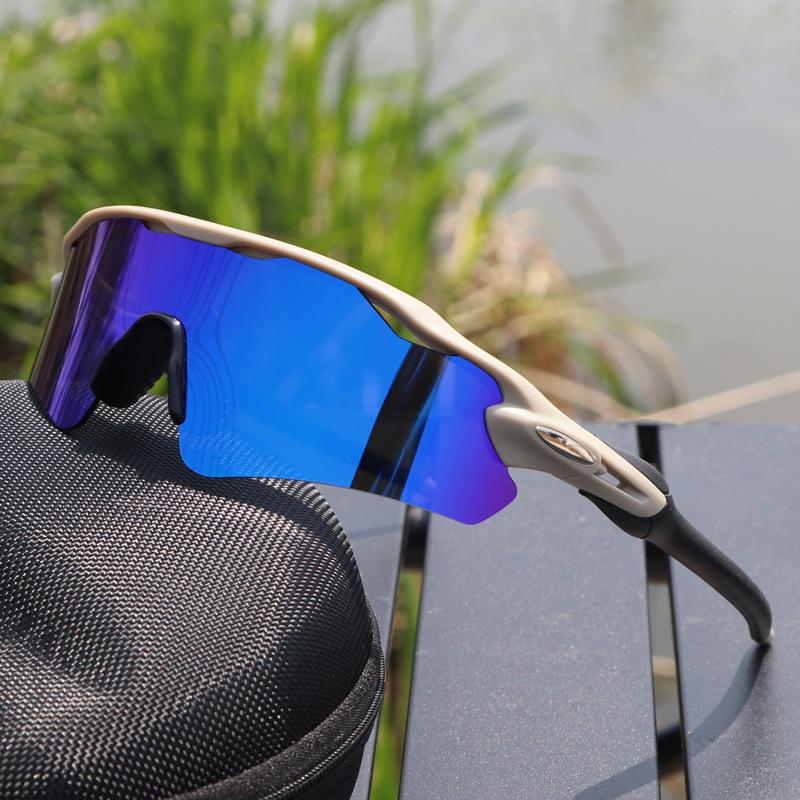 Cross-Border E-commerce TR90 Colorful Cycling Sunglasses for Outdoor Sports, Prescription-Compatible.