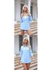 Women's White Chiffon BF Style Loose Mid-Length Long Sleeve Shirt