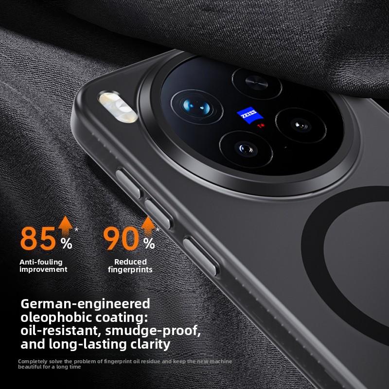 For OPPO Find X9 Ultra Magnetic Case For OPPO Find X9 Ultra Skin Feel Matte Transparent Camera Protective Bumper