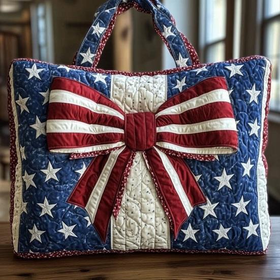 Quilted Vintage Handbag Women Tote Bag Shoulder Bag Machine Washable Floral Purse for Commuting Travel Grocery Shopping Beach