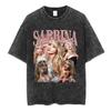 Sabrina Carpenter Graphic Tshirt Merch Vintage Washed Tshirt Unisex Women Clothing Cotton Casual Oversized Short Sleeve T Shirt