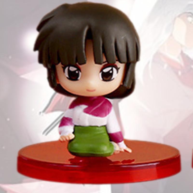 Mini Q Version Inuyasha Collectible Figures Set Kagome Sesshomaru Kikyo Miroku