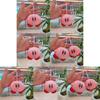 Adorable Cartoon Kirby Keychain Plush Doll Cute Animal Bag Charm Decor 10cm Soft Toy