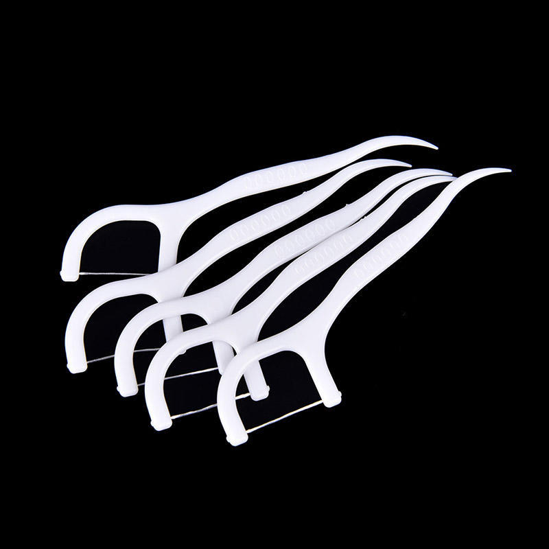 1 Box/50Pcs Dental Floss Flosser Brush Tooth Picks Oral Care Teethpick Sword
