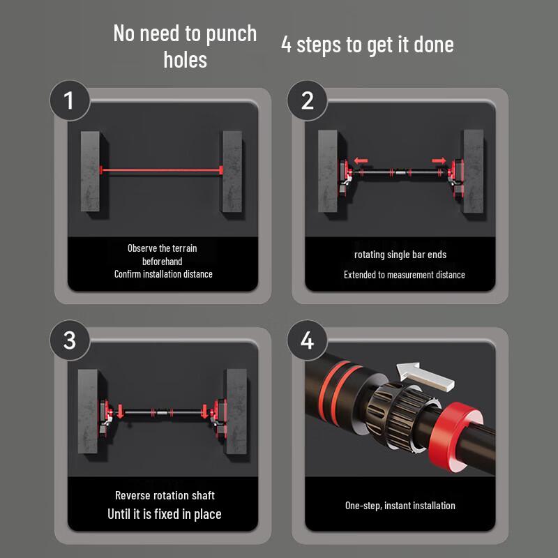 Congye No-Drill Doorway Pull-Up Bar
