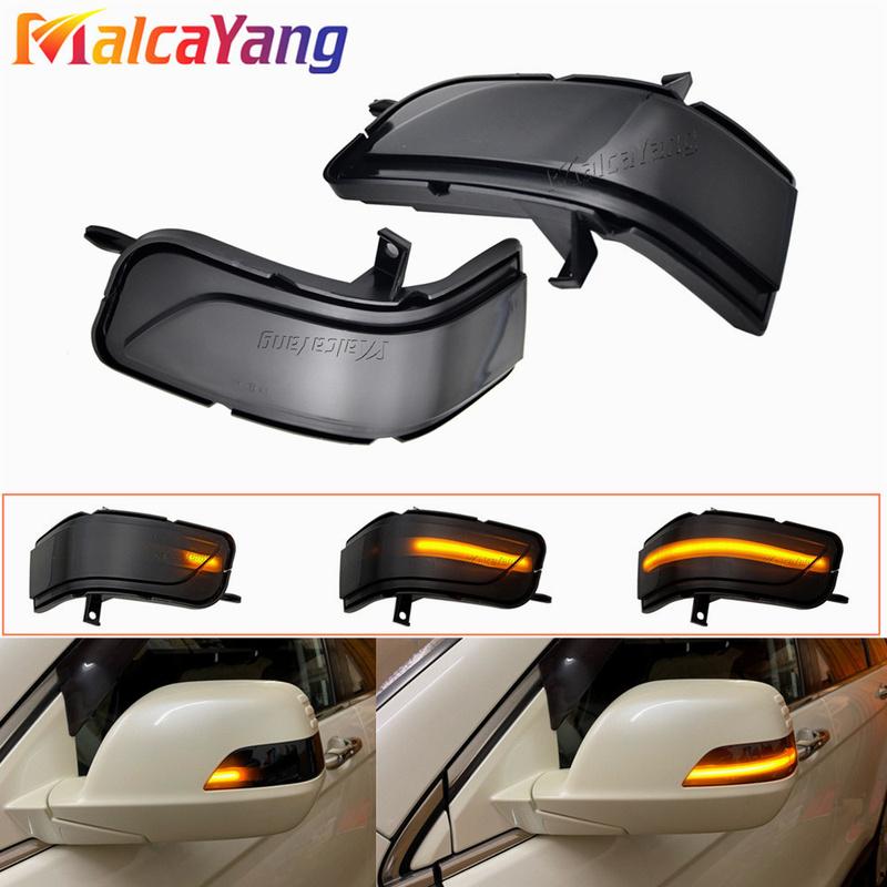 

2 PCS Side Wing Scroll Dynamic Blinker Turn Signal Light For Honda CRV CR-V MK3 RE1 RE2 RE4 2007-2011 For Crosstour 2011-2016