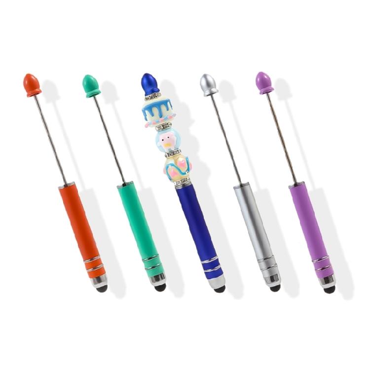 3-in-1 Ballpoint Pen with Stylus Tip DIY Beading Pen Business Signing Pen