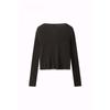 Benetton Women Rib Slim Knit Cardigan Bakcf1641